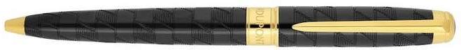 Monogram 1872 - S.T. Dupont Monogram 1872 Eternity M Black & Gold Ballpoint #425023M